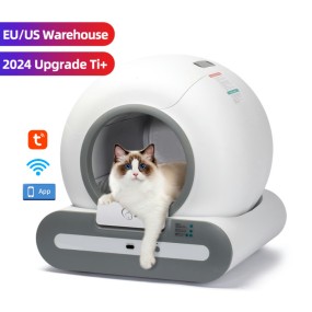 Smart Litter Box Manufacturer - 2025 New Ti+ Smart Cat Litter Box EU Warehouse Stock Automatic Self Cleaning