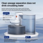 Pet Fountain Factory - 3L Automatic Tilting Electric Fountain Smart Water Dispenser for Pets Dogs Other Animals