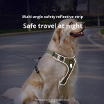 Dog Harness Factory - Fashionable Adjustable Explosion-Proof Dog Leash Vest for Large Dogs Cross-Border Chest Harness