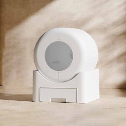 Automatic Litter Box Manufacturer - WiFi-Controlled Smart Cat Litter Box Fully Enclosed Hooded Automatic Odor