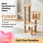 Cat Climbing Frame Manufacturer - OEM Solid Wood Space Capsule
