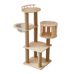 Cat Climbing Frame Manufacturer - OEM Solid Wood Space Capsule