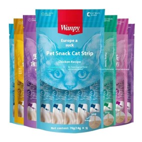 猫零食生产商-OEM可吸奶营养猫条
