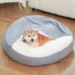 宠物犬舍盖工厂-舒适柔软毛绒壳窝