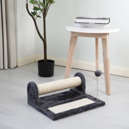 垂直猫抓板生产商-剑麻滚筒磨爪