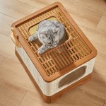 封闭式猫砂盆生产商-环保防溅