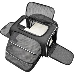 猫背包生产商-可扩展按钮闭合便携