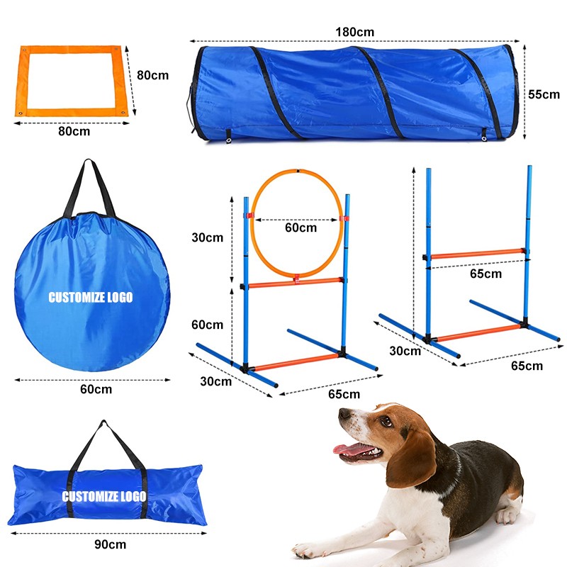 Dog Agility Equipment Manufacturer - Custom Tunnel Poles Hurdles