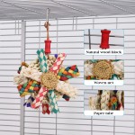 Parrot Swing Supplier - Wood Nylon Climbing Ring Plush