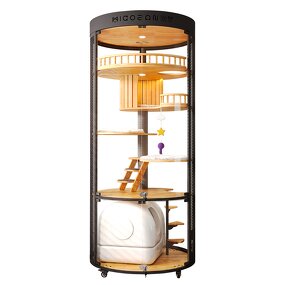 Cat Villa Manufacturer - Luxury Glass Indoor Cage Year-Round