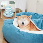 宠物犬舍盖工厂-舒适柔软毛绒壳窝