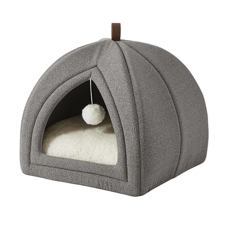 Custom Pet Cave Bed Manufacturer - OEM Logo Christmas Deer Shape