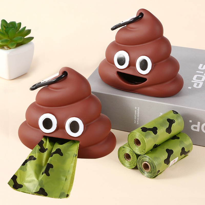 Poop Bag Holder Factory - Portable Bone Design Dispenser