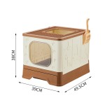 封闭式猫砂盆生产商-环保防溅