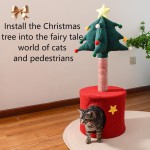 圣诞树猫窝生产商-定制爬架玩具