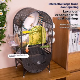 鸟笼供应商-彩绘虎皮亚克力生态