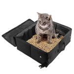便携猫砂盆生产商-20升可折叠易清洁