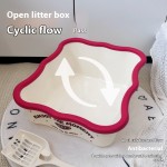 猫砂盆供应商-加厚防溅塑料厕所