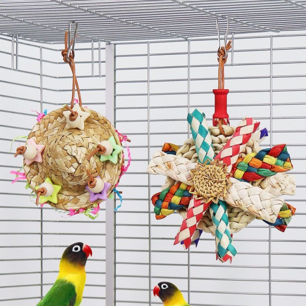 Parrot Swing Supplier - Wood Nylon Climbing Ring Plush