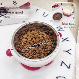 不锈钢狗碗工厂-双层防撞防滑