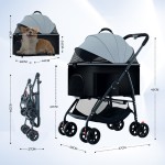 Pet Scooter Supplier - Power Wheelchair Travel Stroller