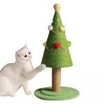 剑麻猫抓板工厂-圣诞树形立柱