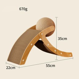 垂直猫抓板供应商-瓦楞纸剑麻球