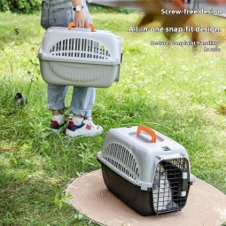 宠物航空箱供应商-便携塑料托运笼