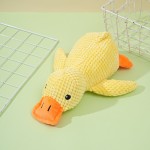 宠物发声玩具供应商-毛绒睡眠鸭减压
