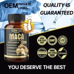 Energy Gummies Supplier - OEM Black Maca Root Vitality