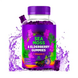 Seamoss Gummies Supplier - OEM Elderberry Vitamin C