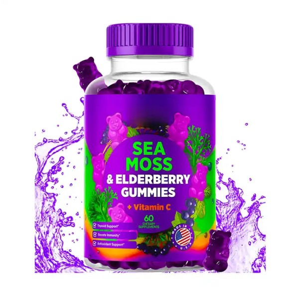 Seamoss Gummies Supplier - OEM Elderberry Vitamin C