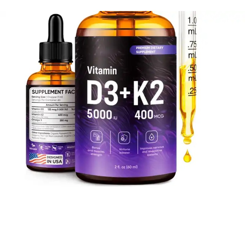 Vitamin D3 K2 Factory - OEM Premium Immune Boosting Supplement