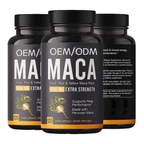 Black Maca Capsules Manufacturer - OEM Men Health Supplement