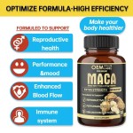 Energy Gummies Supplier - OEM Black Maca Root Vitality
