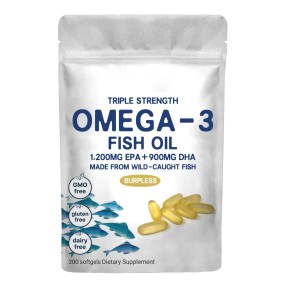 Fish Oil Capsules Supplier - OEM Vegetarian Enteric-Coated