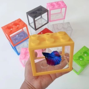Building Blocks Aquarium Supplier - OEM Transparent Mini Table Top