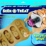 Dog Toy Manufacturer - Wooden Puzzle Feeder 5cm Bone Custom Design