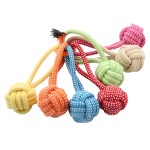 Dog Chew Ball Manufacturer - Cotton Rope Balls Teeth Cleaning Custom Design