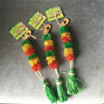 Pet Chew Toy Manufacturer - Colorful Cauliflower Bundle Hanging Ornament