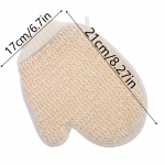 沐浴磨砂厂家-双面剑麻手套有效清洁可定制