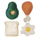 Cat Chew Toy Factory - Totoro Fried Egg Avocado Shape Custom OEM