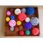 Cat Toy Manufacturer - Rattan Woven Balls with Bell Interactive Custom