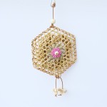 Parrot Toys Supplier - Bamboo Foraging Cage with Palm Leaves Custom Design