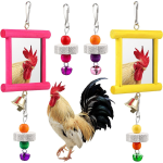 Parrot Toys Factory - Acrylic Mirror Chew Toy Cage Ornament Custom