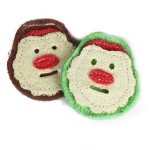 Pet Chew Toys Manufacturer - Christmas Loofah Santa Claus Custom