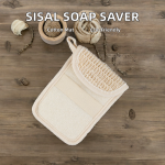 Soap Bag Manufacturer - Sisal Mesh Flip Cover Bath Brush Custom