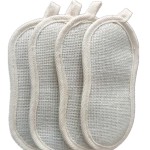 Natural Loofah Supplier - Oval Body Scrubber 4x6 Custom Logo