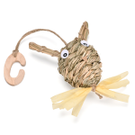 Pet Toy Supplier - Woven Grass Balls Forest Theme Rabbit Custom OEM