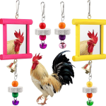 Parrot Toys Factory - Acrylic Mirror Chew Toy Cage Ornament Custom